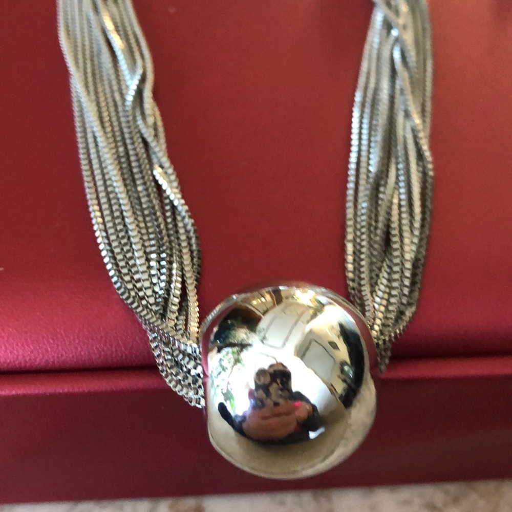 ❌Price Drop ❌Brand New Silver Polished Brass Choker. - Picture 4 of 7